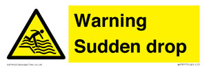 Warning Sudden drop